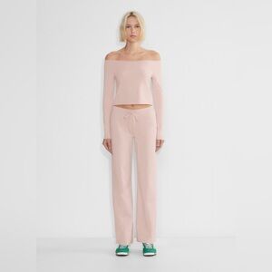 Artzia TNA Stretch Cotton Jersey Drawstring Chill Casual Pants